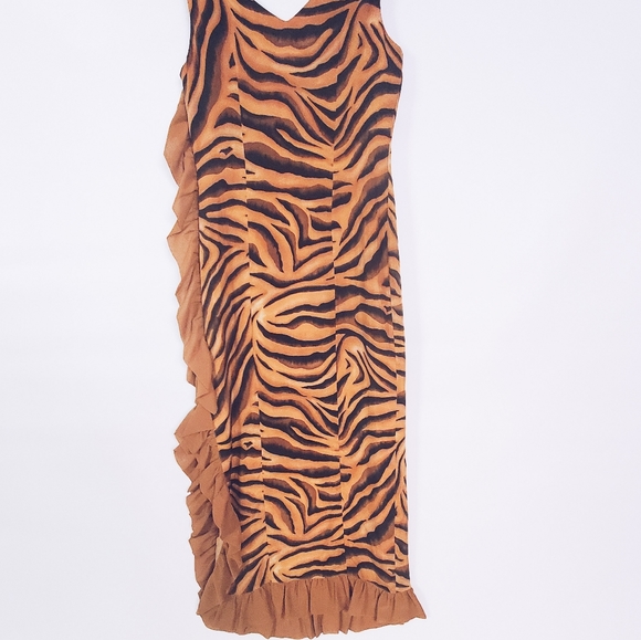 🚫SOLD🚫Tiger Print Maxi Dress - Picture 8 of 12